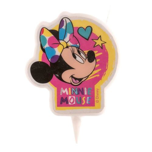 Dekora – Bougie d'Anniversaire 2d Minnie Mouse, multicolore (1)