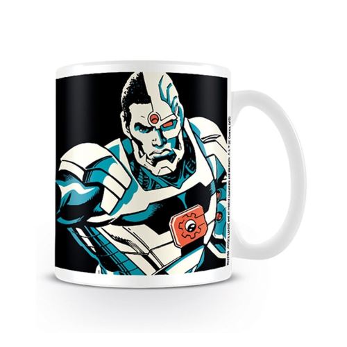 Justice League - Mug officiel Cyborg (Taille unique) (Blanc / noir) - UTNS5030