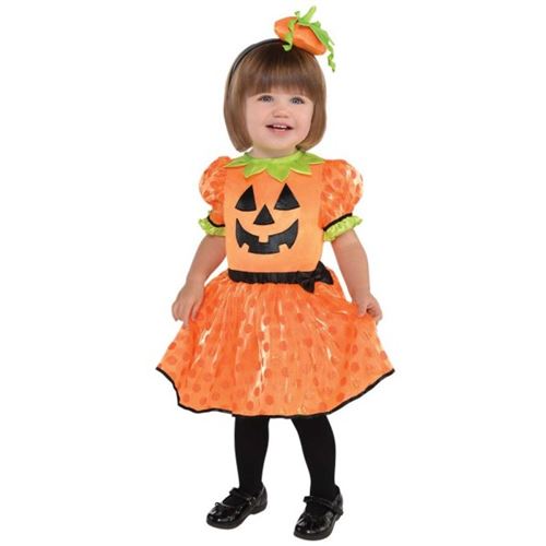 Déguisement fille - Citrouille Halloween 6-12 mois