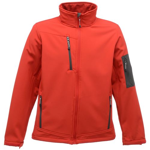Regatta - Veste softshell ARCOLA - Homme (2XL) (Rouge/gris foncé) - UTRG1461