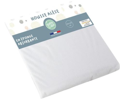 Babycalin Blanc Drap Housse 60X120 Cm Polyethylene
