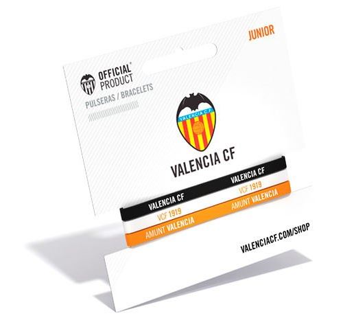 SPORTS|VALENCIA C.F. Sports|Valencia Clube de Valencia CF Tricolore Junior Classique Bracelet