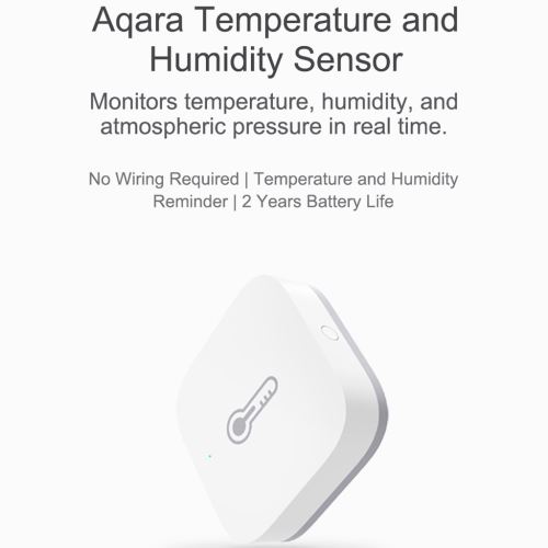 Aqara Température Capteur d'humidité Smart Home Dispositif travail de pression d'air_onaeatza376