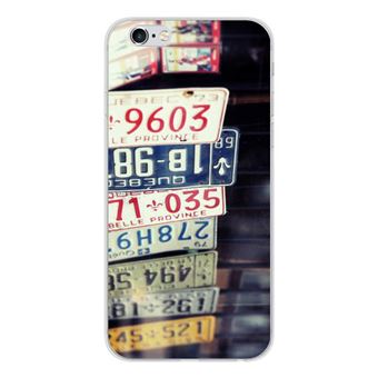 Coque en silicone imprimée compatible Apple iPhone 6 iPhone 6S Quebec - 1