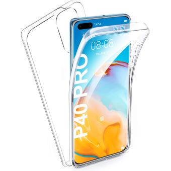 Coque Intégrale Pour Huawei P40 Pro – Protection 360° Silicone Et Plastique – Noire