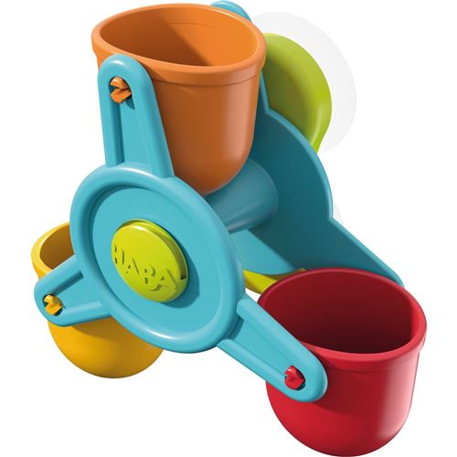Haba jouets de bain en marbre effets d'eau de cour multicolore 3 parties