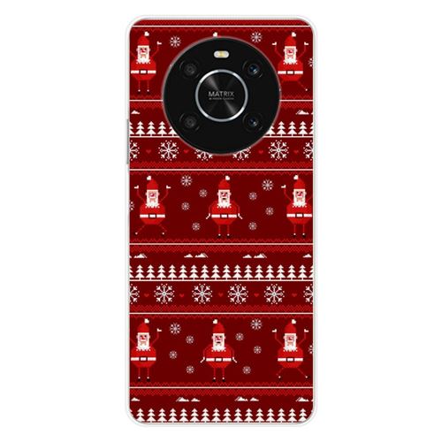 Coque en silicone imprimée compatible Huawei Honor X9 4G NO Pull de Noël Santa