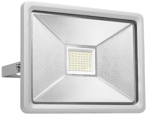 Smartwares FL1-DOB50 Projecteur à LED avec Connecteur Intelligent Aluminium 50 W Gris 26 x 8,85 x 22,6 cm