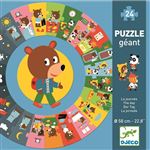 Puzzle enfant Djeco La journée 24 pièces
