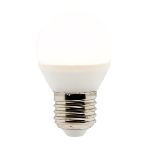 Elexity - Ampoule LED sphérique E27 - 5.2W - Blanc chaud - 470 Lumen - 2700K - A++ - Zenitech