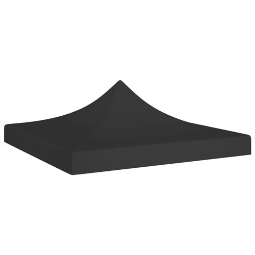 Toit de Tente de Réception 2X2 M 270 G/M² - Noir