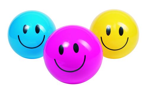 Toys Pure balle Smiley 20cm jaune