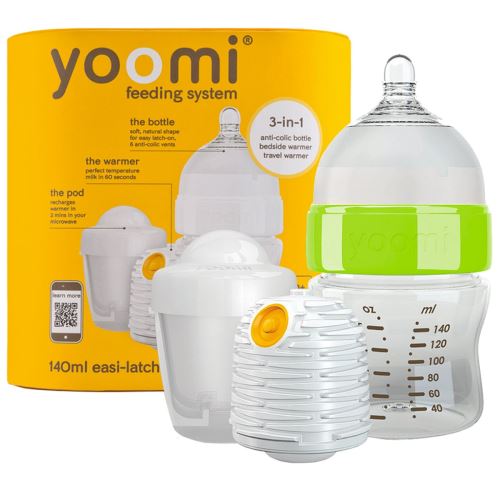 YOOMI Biberon auto-chauffant 140 ml Vert