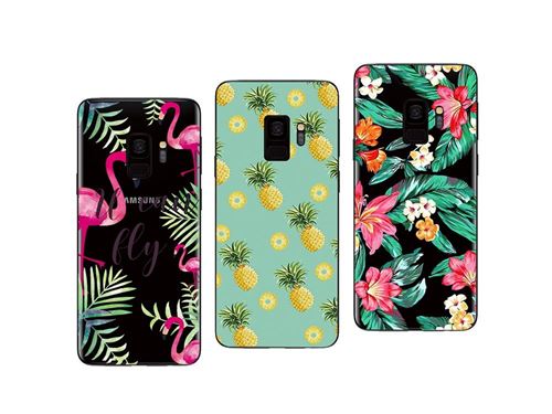 Samsung Galaxy S9 - Pack de 3 Coques souples et solides avec impression de qualité pour Samsung S11