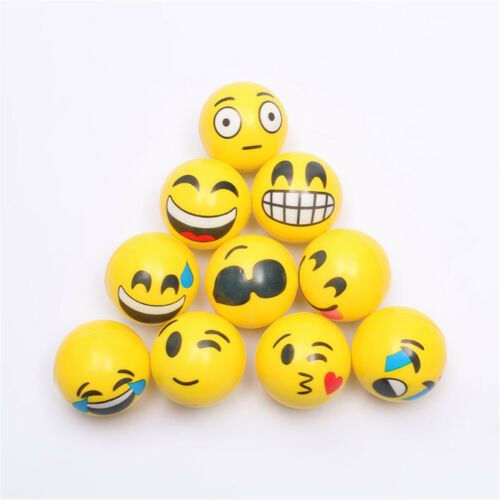 Balle de contrainte d'exercice de nouveauté Caoutchouc PU de balles de compression stress de 6.3cm