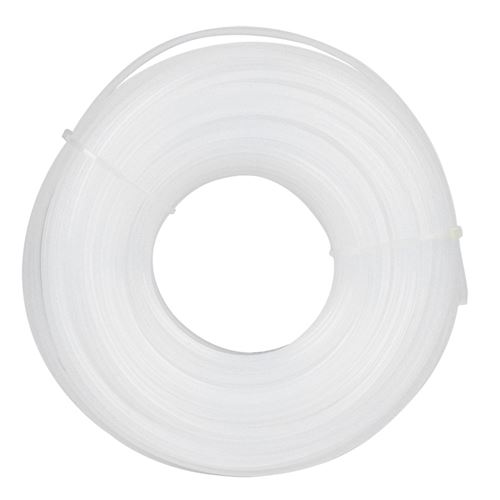 Corde de Tondeuse à Gazon en Forme de Carré Blanc de 3 Mm X 60 M