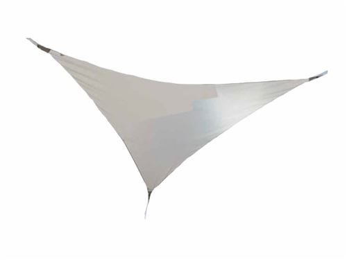 Voile d'ombrage triangulaire SERENITY 3,60 x 3,60 x 3,60 m - Taupe - Jardiline