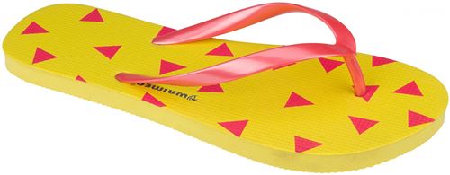 tongs Playa del Carmen dames jaune / rose taille 40
