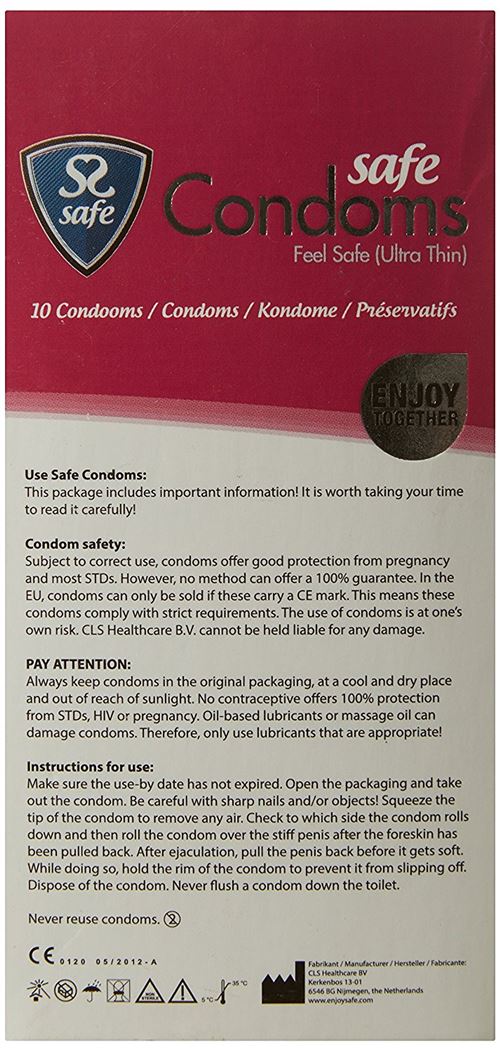 Safe Ultra Thin Préservatif 10 Pièces