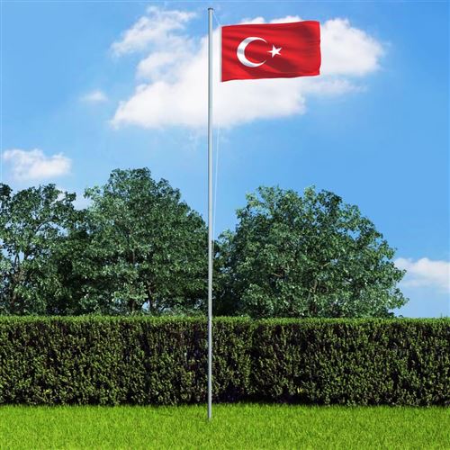 VidaXL Drapeau Turquie 90x150 cm