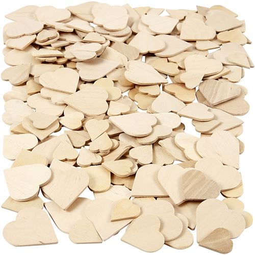 Creotime coffret artisanal en bois Hart18/30 x 2 mm flan 60 pièces