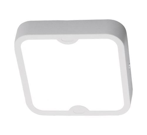 Plafonnier carré extérieur alfena-s led salle de bain c18 cm ip44 - blanc