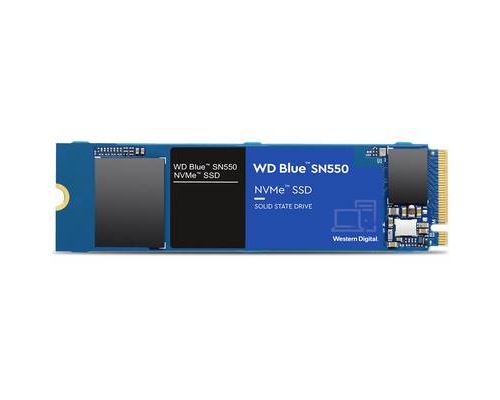WD Blue SN550 NVMe SSD WDS250G2B0C - SSD - 250 GB - intern - M.2 2280 - PCIe 3.0 x4 (NVMe)