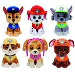 Doudou Beanie Boo's Ty Pat Patrouille Chien Chase Regular 15cms