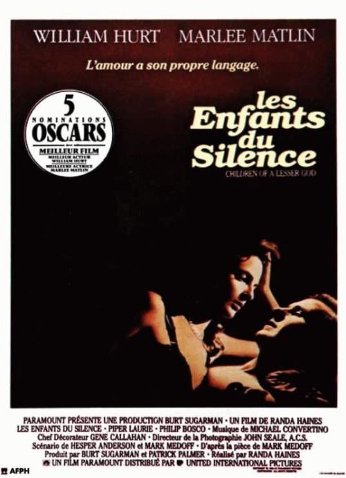 Les Enfants Du Silence AFFICHE CINEMA ORIGINALE