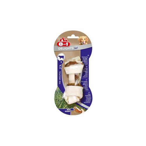 8in1 Friandise Os A Macher Delight - Garni De Viande De Boeuf - Pour Chien De Petite Race A Race Moyenne