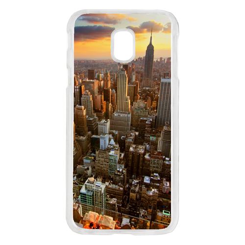 Coque New York Compatible Galaxy J7 2017 Transparent