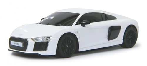 Jamara voiture t&eacute;l&eacute;command&eacute;e audi r8 2015 1:24 blanc