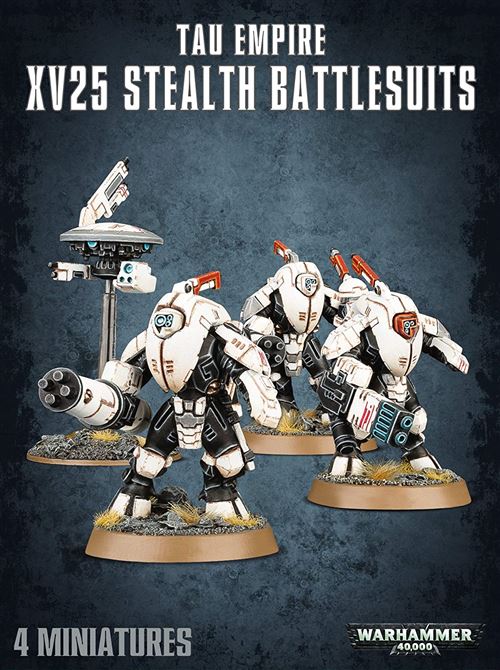 Jeux Atelier 99120113062 Tau Empire Xv25 Stealth Battlesuits Plastique kit