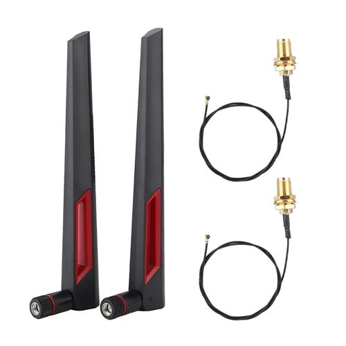GENERIQUE - Kit Antenne WiFi M.2 NGFF - 8DBi - 2 Pièces - Image 2