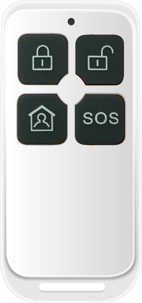 Imou Remote - Commande de contrôle objets domotiques, Contrôle vos installations,3 modes de sécurité,Blanc