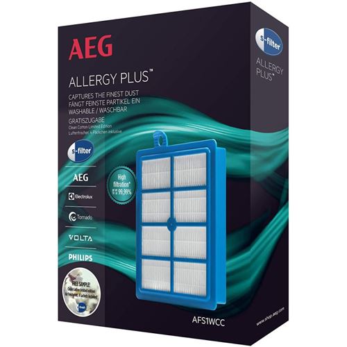 Filtre allergy plus afs1wcc pour aspirateurs ultraone, ultrasilencer aeg - q154858