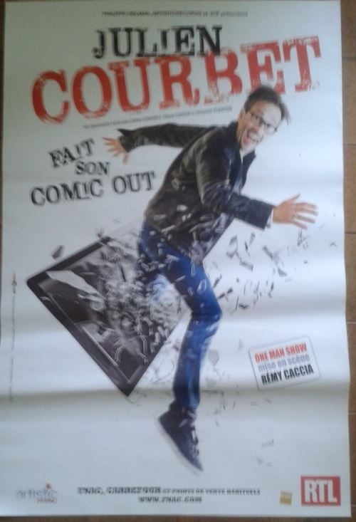 Julien Courbet - 80x120 cm - AFFICHE / POSTER