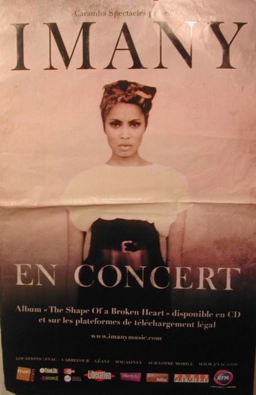 IMANY - 80x120 cm - AFFICHE / POSTER État correct - N/A reconditionné disponible sur Fnac