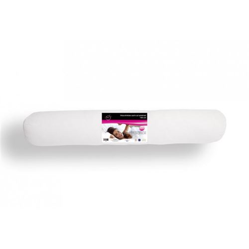 Un traversin 140 x 20 cm microfibre - blanc - Anti-acariens