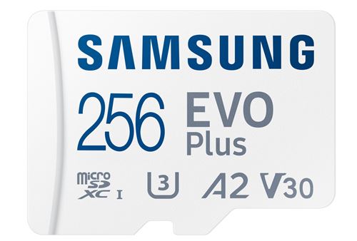 Samsung MB-MC256GA Carte Mémoire MicroSD Evo Plus 256G