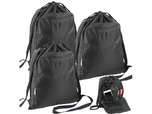 3 sacs à dos sport 20 L avec compartiment pour documents