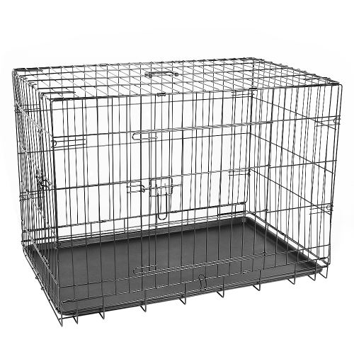 Comparer les prix de Cage métallique et pliable Jeobest pour chiens