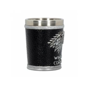 L'hiver arrive verre à liqueur