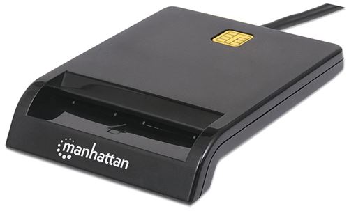 Manhattan 102049 intérieur usb 2.0 noir lecteur de cartes à puce