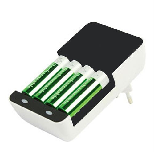 chargeur de piles rechargeables aa / aaa
