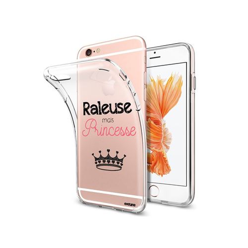 Coque Iphone 6 Iphone 6s Souple Transparente, Raleuse Mais Princesse, Evetane®