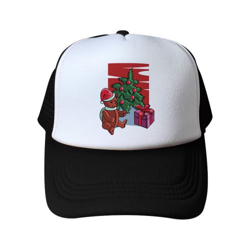Casquette Chapeau de noël pour Adulte Unisexe - Noir&Blanc #15