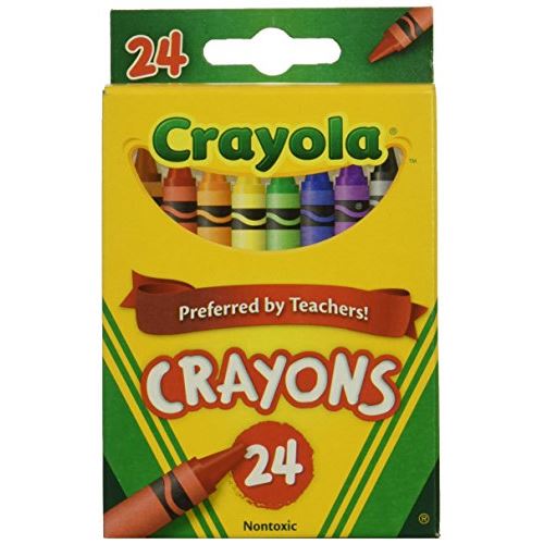 Une caisse en gros de crayons de couleur Crayola 24 unités (la boîte contient 48 boîtes)