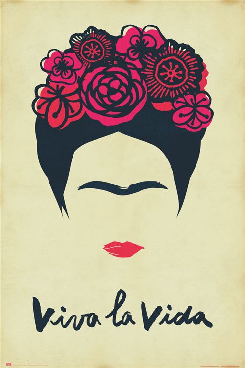 Affiche Frida Kahlo Viva La Vida
