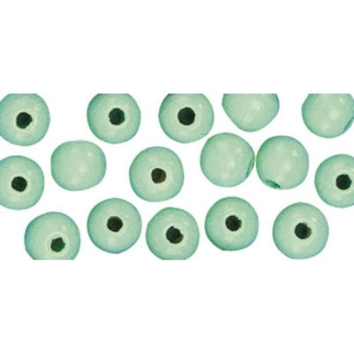 Perle bois vert clair ronde Ø8 mm 82 pièc. - rayher
